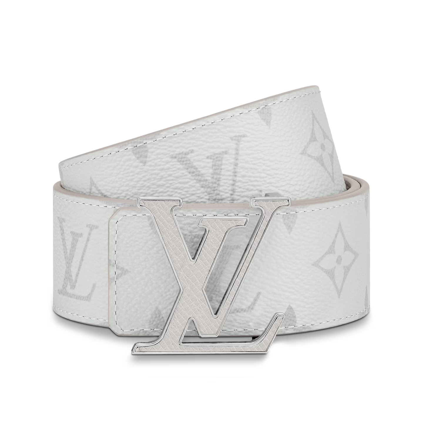Outlet Louis Vuitton M0158U White LV Initiales 40mm Outlet Louis Vuitton M0158U White LV Initiales 40mm