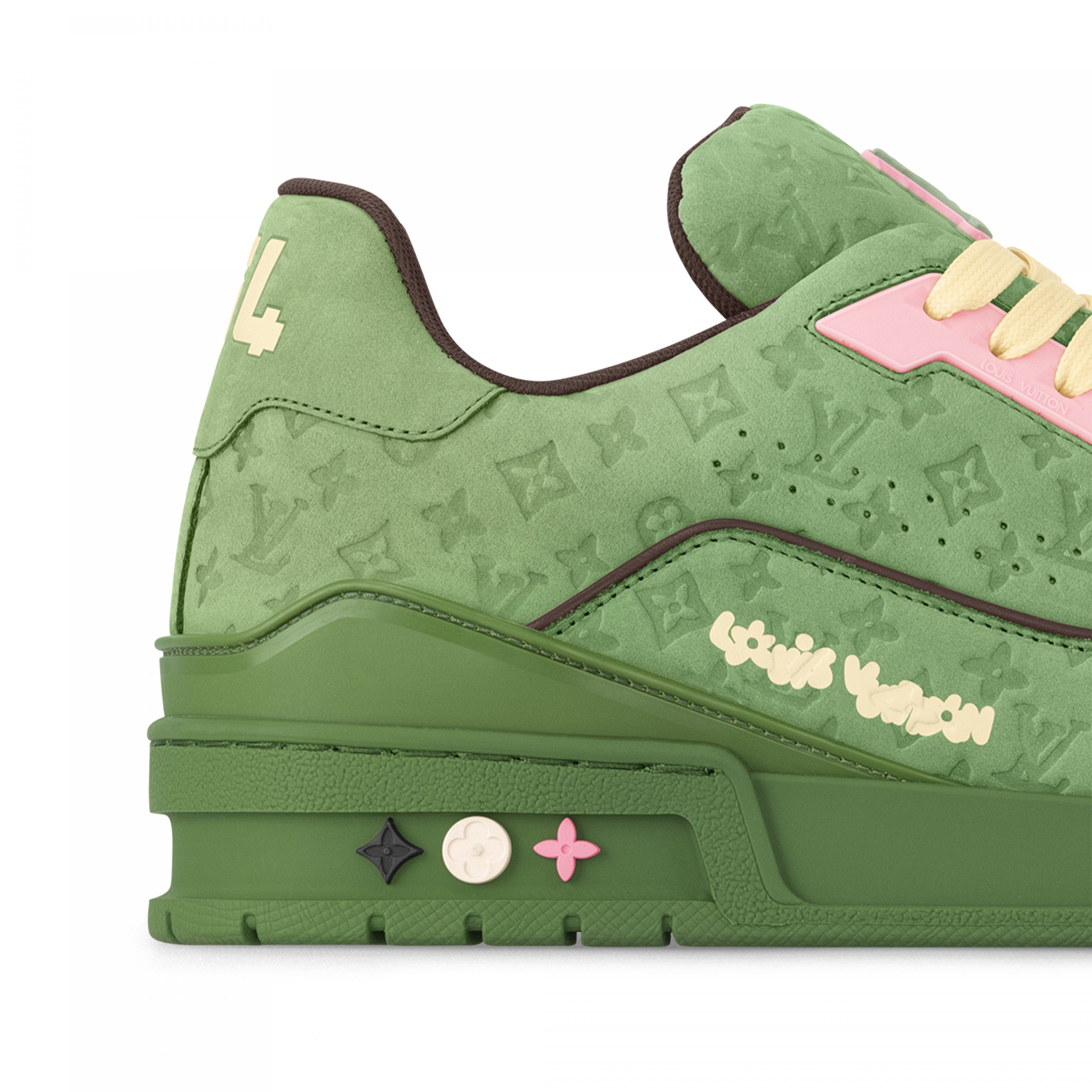 Outlet Louis Vuitton X Tyler 1ACR6H LV Trainer Sneaker Green Outlet Louis Vuitton X Tyler 1ACR6H LV Trainer Sneaker Green