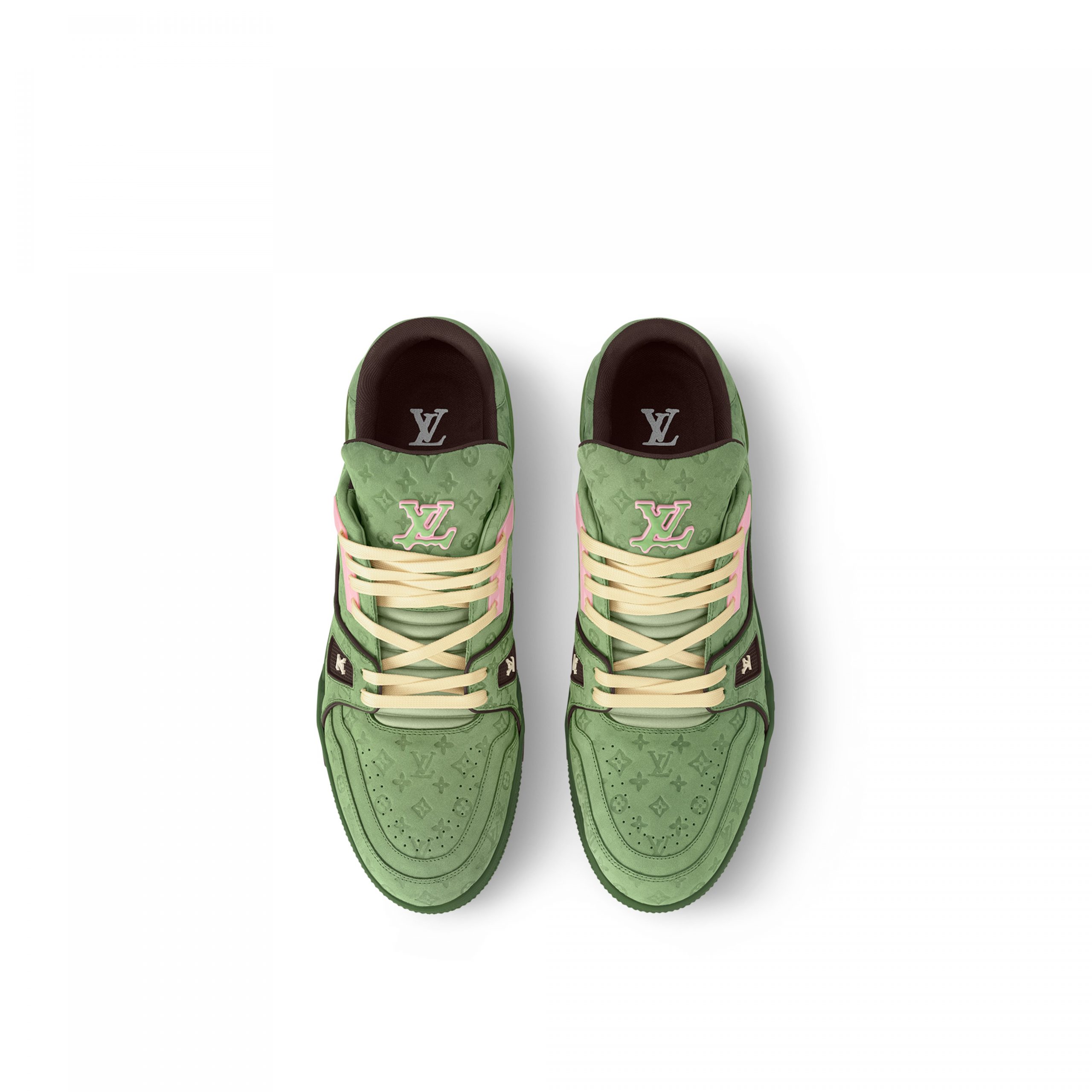 Outlet Louis Vuitton X Tyler 1ACR6H LV Trainer Sneaker Green Outlet Louis Vuitton X Tyler 1ACR6H LV Trainer Sneaker Green